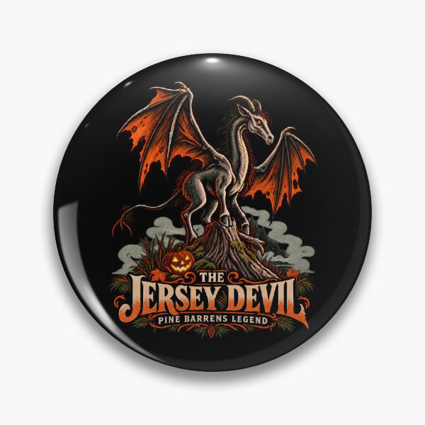 Item preview, Jersey Devil Halloween Art — Pine Barrens Folklore Cryptid designed and sold by "Hedek".