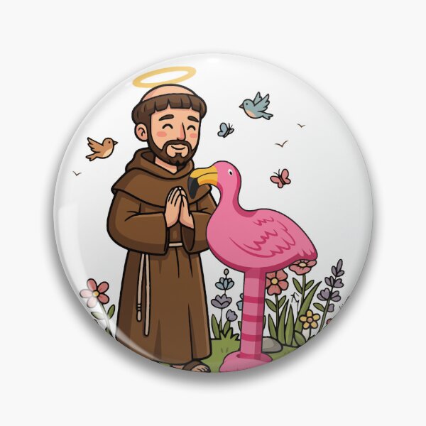 Item preview, Steve with St. Francis designed and sold by PinkSteve.