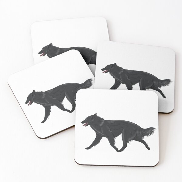 Item preview, Belgian Sheepdog Groenendael Trotting Belgian Shepherd designed and sold by thecaninearcane.