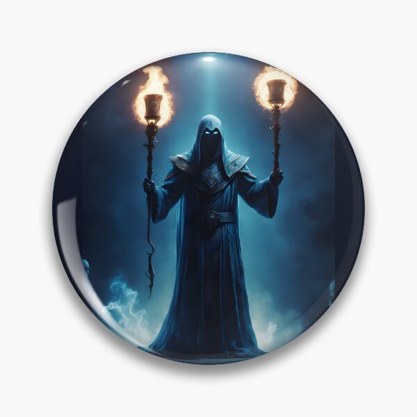 Item preview, A ghostly ritual in indigo tones designed and sold by KunstGeist.