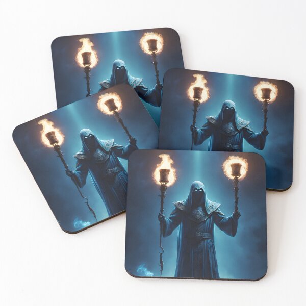 Item preview, A ghostly ritual in indigo tones designed and sold by KunstGeist.