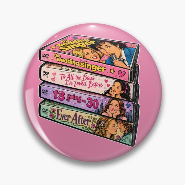 Artikelvorschau, Retro-Romantikkomödie-DVD-Box | Romantischer Filmabend im Pop-Art-Stil entworfen und verkauft von TheStephanieRome.
