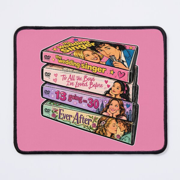 Item preview, Retro Romantic Comedy DVD Stack | Romantic Movie Night Pop Art designed and sold by TheStephanieRome.