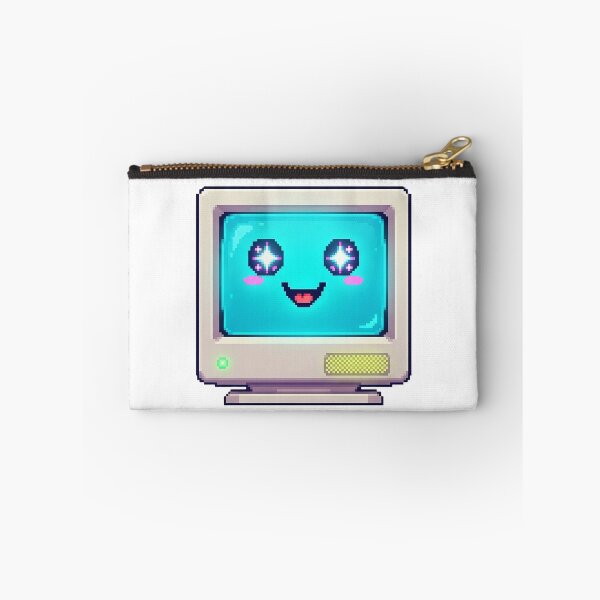 Item preview, Kawaii Retro Computer - Cute Vintage Monitor & Tech Art designed and sold by The Red Lime.