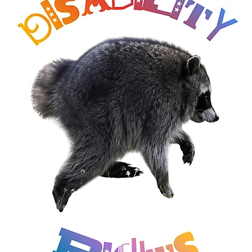 Artwork thumbnail, Disability Rights Jimothy Raccoon by tissueissues