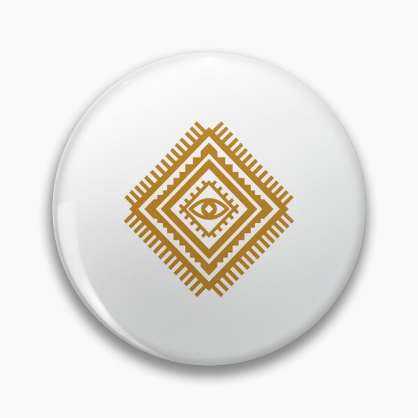 Item preview, Amazigh Atlas Protective Diamond — Berber Tribal Geometry Emblem designed and sold by The Abstract Vision.