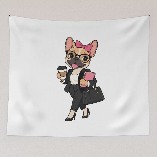 Item preview, French Bulldog Business Chic designed and sold by karamram.
