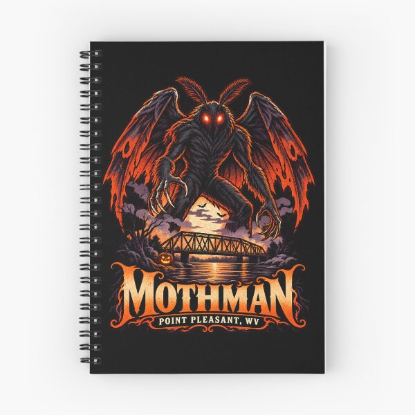 Item preview, Mothman Halloween Art — Point Pleasant WV Cryptid designed and sold by "Hedek".