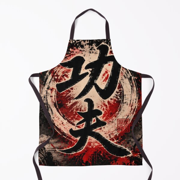 Item preview, Kung Fu 功夫 | Traditional Chinese Martial Arts Dragon & Shaolin Temple Art designed and sold by Fei Long Design Hub.