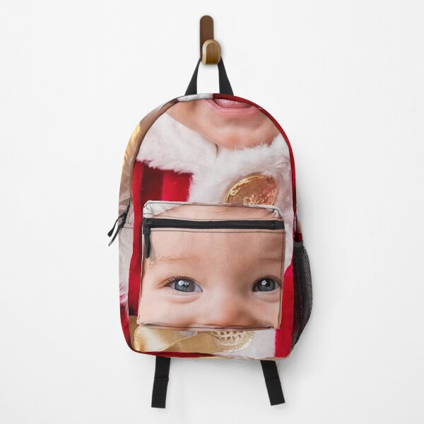 Item preview, Cute Santa Baby Christmas - Adorable Baby Santa with Gold Gift designed and sold by Deepsleepstudio.