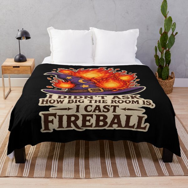 Item preview, I Cast Fireball Funny Dnd Wizard Hat RPG Gamer designed and sold by PozivoPlus.