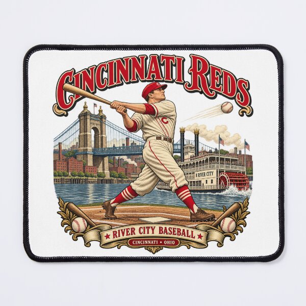Item preview, Cincinnati Reds: A Legacy of River City Baseball designed and sold by Dresut.