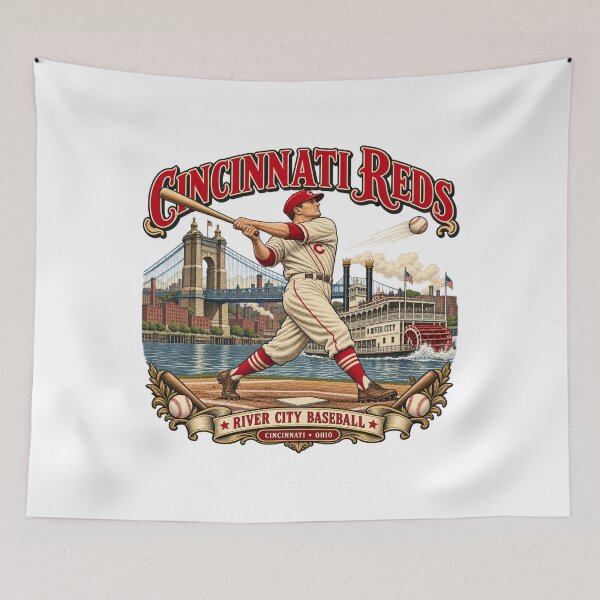Item preview, Cincinnati Reds: A Legacy of River City Baseball designed and sold by Dresut.
