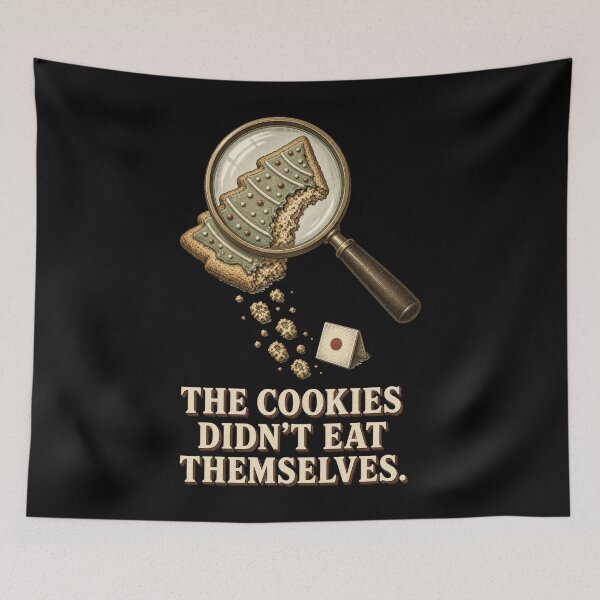 Item preview, Christmas Cookie Forensics – Funny Holiday Baking Mystery designed and sold by Uglyandcute.