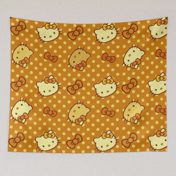 Item preview, Cute Autumn Hello Kitty Polka Dot Pattern designed and sold by iloveyourcupid.