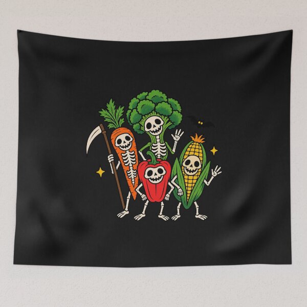 Item preview, skeletons vegetables designed and sold by Konvero.
