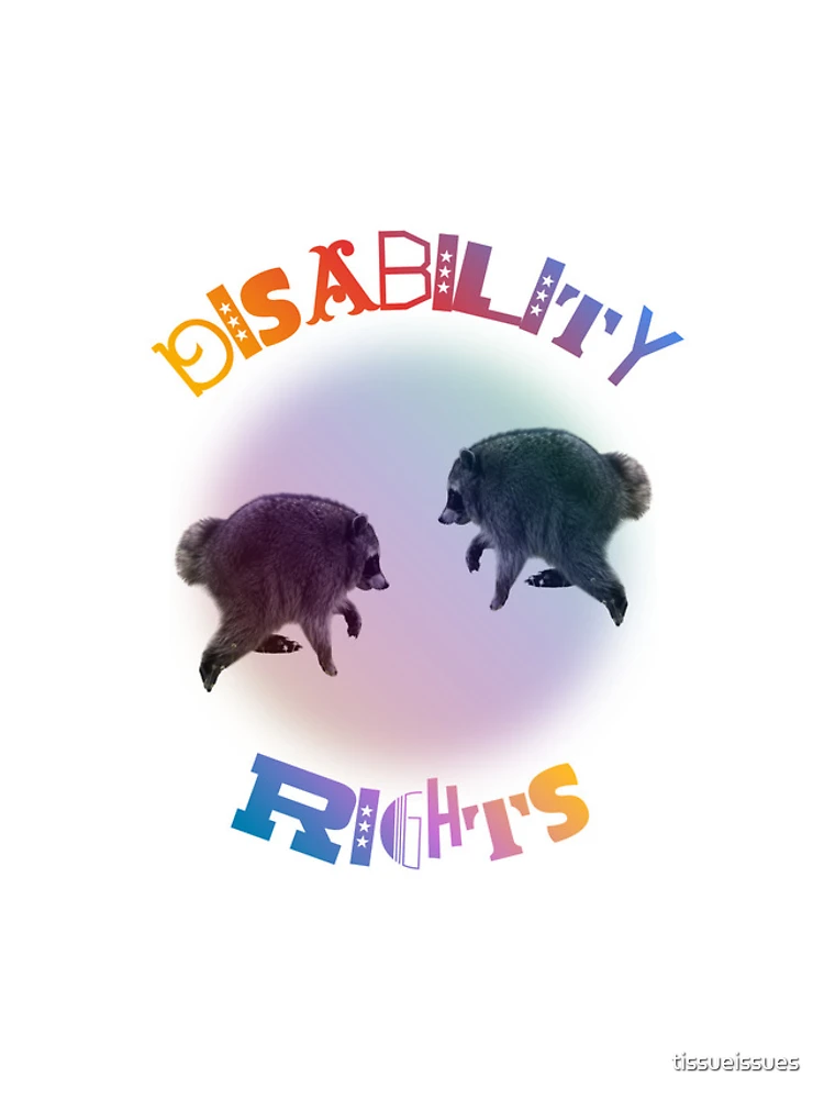 Thumbnail 4 of 4, iPhone Case, Disability Rights Twin Jimothy Raccoon designed and sold by tissueissues.
