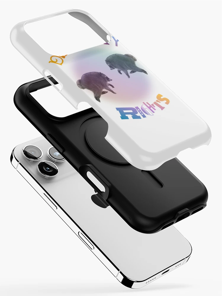 Thumbnail 2 of 4, iPhone Case, Disability Rights Twin Jimothy Raccoon designed and sold by tissueissues.