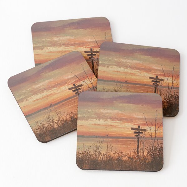 Item preview, Sunset on the Flensburg Fjord designed and sold by Strandwerk.