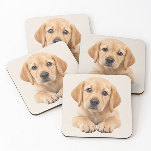 Item preview, Adorable Golden Labrador Puppy - Cute Soulful Dog Portrait designed and sold by Nature's Palette.