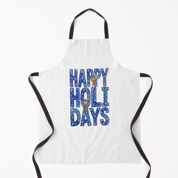 Item preview, Happy Holidays Watercolor - Blue designed and sold by VFXguy.