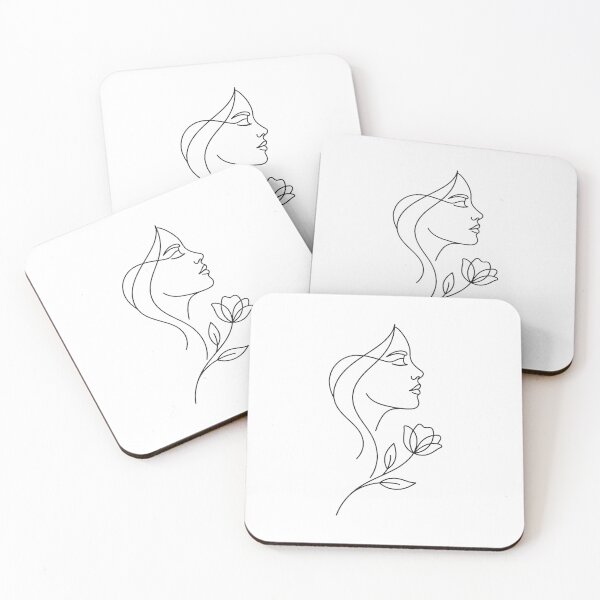 Item preview, Minimalist Botanical One Line Face Art designed and sold by abdelski.