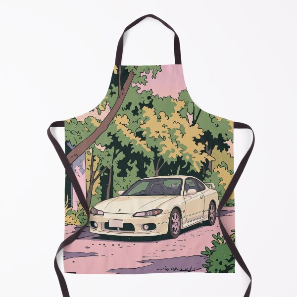 Item preview, Nissan Silvia S15 Retro Anime Aesthetic Drift JDM Coupe Art designed and sold by Motorline44.