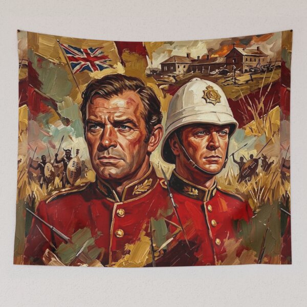 Item preview, Zulu War Epic Drama Fine Art Tribute designed and sold by Art's Diner.