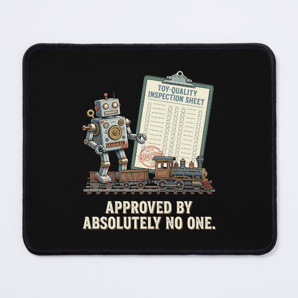 Item preview, Toy Factory Quality Control – Vintage Christmas Engineering Humor designed and sold by Uglyandcute.