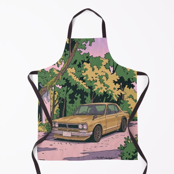 Item preview, Nissan Skyline C10 Hakosuka Retro Anime Aesthetic Classic JDM Art designed and sold by Motorline44.