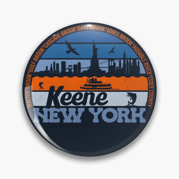 Item preview, Keene New York Sunset Retro Vintage Local Pride Logo designed and sold by CRHPOD20.