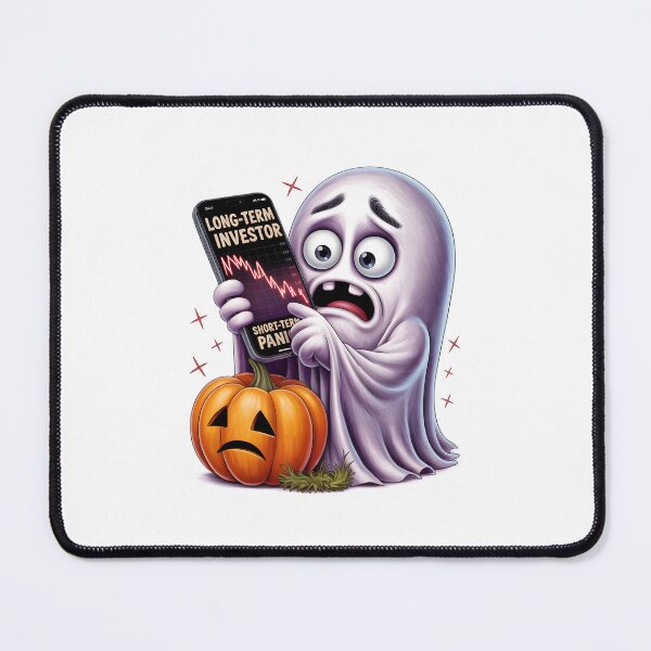 Item preview, Long Term Investor Short Term Panic – Funny Stock Market Ghost Art designed and sold by jkrphoto.