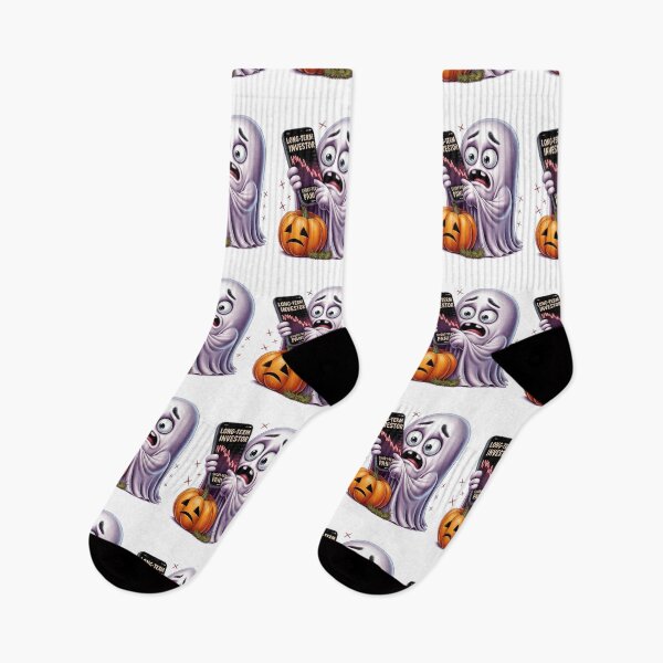 Item preview, Long Term Investor Short Term Panic – Funny Stock Market Ghost Art designed and sold by jkrphoto.