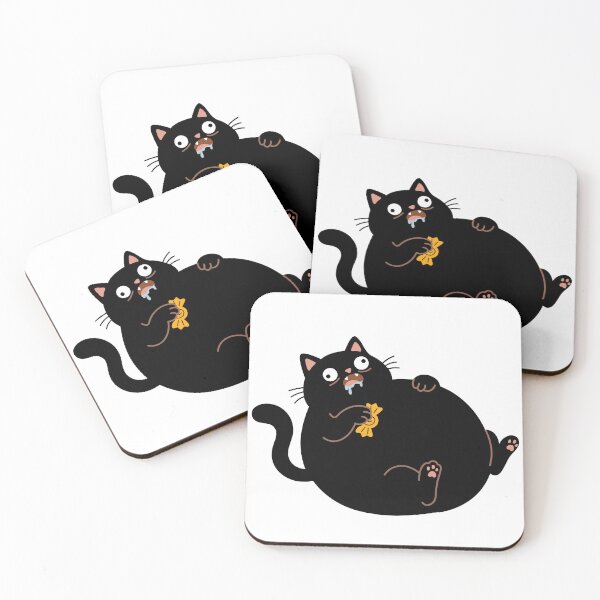 Item preview, Greedy Black Cat with Sweet designed and sold by natalielaf.