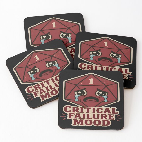 Item preview, Critical Failure Mood Funny Dnd D20 Dice RPG designed and sold by PozivoPlus.