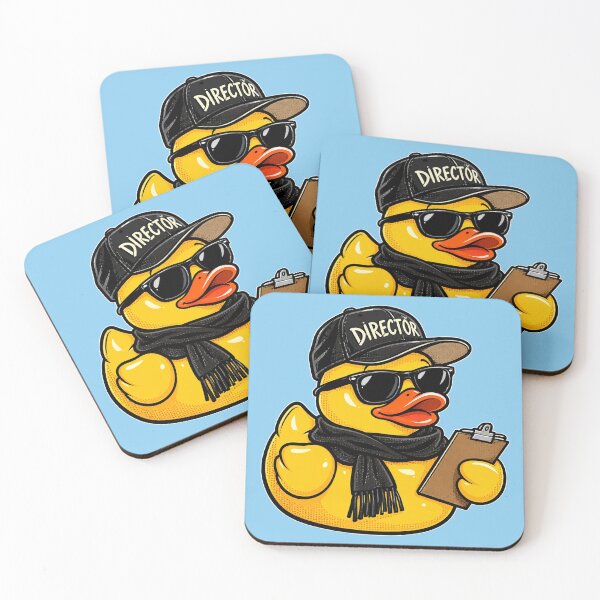 Item preview, Cool Duck Film Director | Funny Movie Maker Cartoon Art designed and sold by TheStephanieRome.