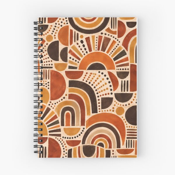 Item preview, Retro Boho Sunburst Arches Geometric Pattern designed and sold by Apex Designs.