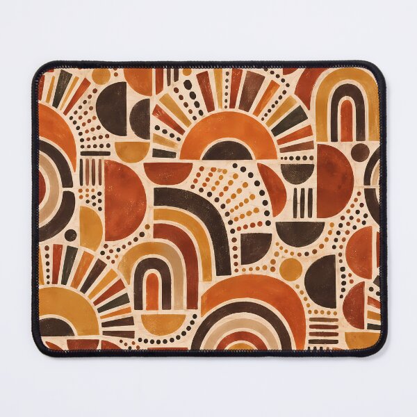 Item preview, Retro Boho Sunburst Arches Geometric Pattern designed and sold by Apex Designs.