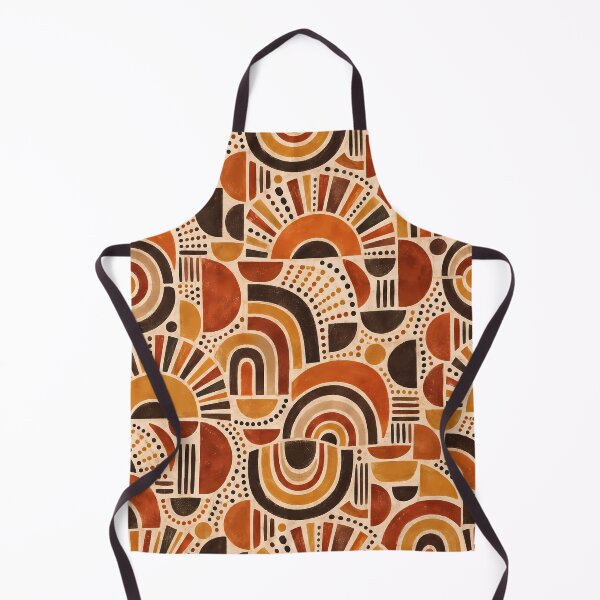 Item preview, Retro Boho Sunburst Arches Geometric Pattern designed and sold by Apex Designs.