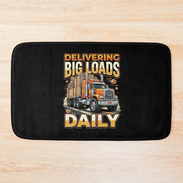 Artikelvorschau, American Trucker Delivering Big Loads Daily entworfen und verkauft von YASSINE HZ.