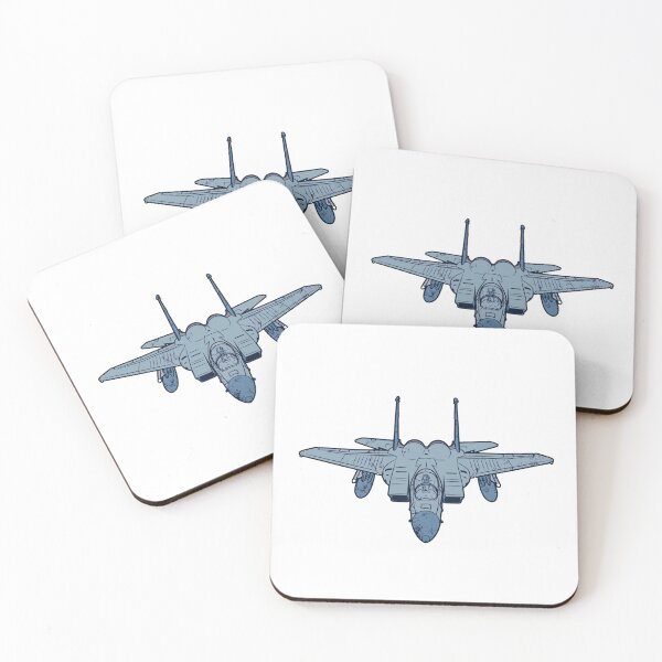 Item preview, F15 Eagle Fighter Jet Front View Olive Green Aviation Pilot Gift designed and sold by IRON WINGS /USAF.
