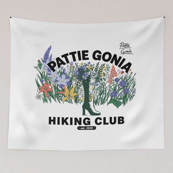 Item preview, Pattie Gonia Merch Pattie Gonia Floral Hiking Club designed and sold by lamiss-lacos.