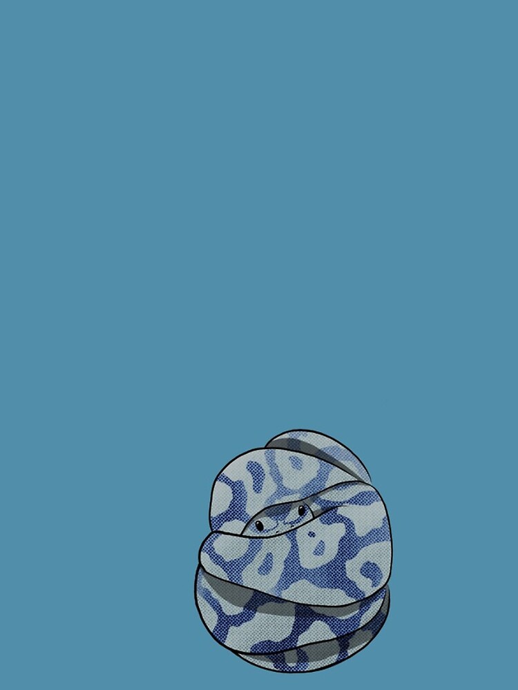 Thumbnail 4 of 4, iPhone Case, Hidden blue python designed and sold by NikyRaven.
