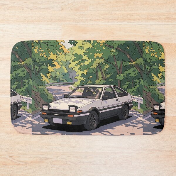 Item preview, Toyota AE86 Sprinter Trueno Retro Anime Aesthetic Drift JDM Car Art designed and sold by Motorline44.