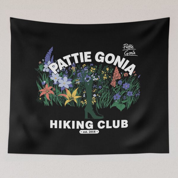 Item preview, Pattie Gonia Merch Pattie Gonia Floral Hiking Club designed and sold by lamiss-lacos.