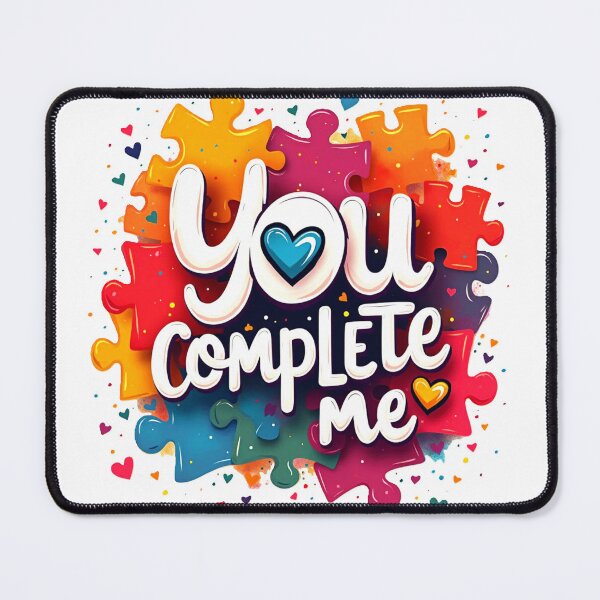 Item preview, You Complete Me Cute Matching Couples Gift designed and sold by craftyboy.
