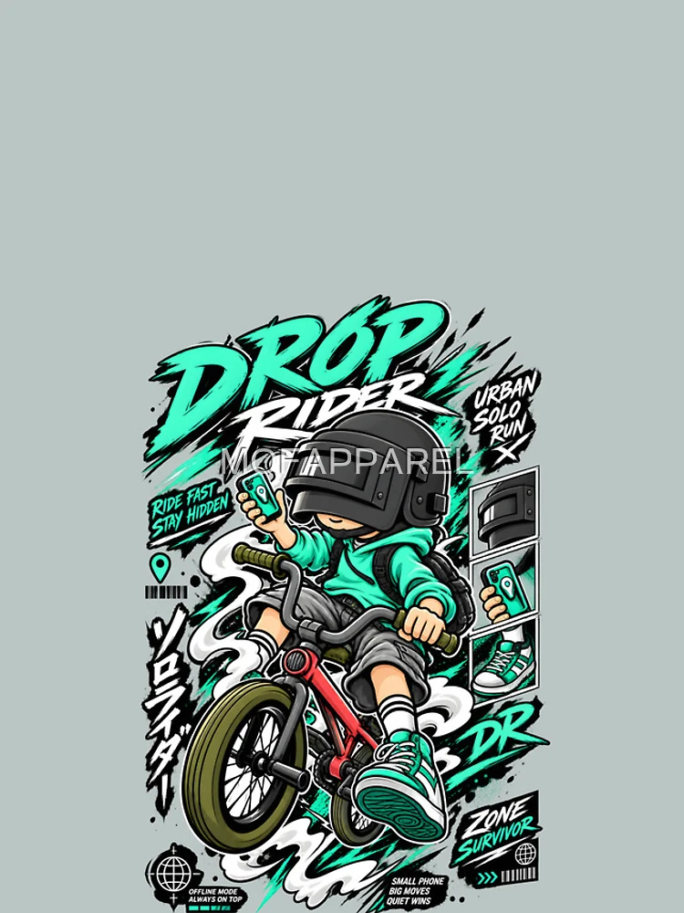 Thumbnail 4 of 4, iPhone Case, Drop Rider designed and sold by MOFAPPAREL.
