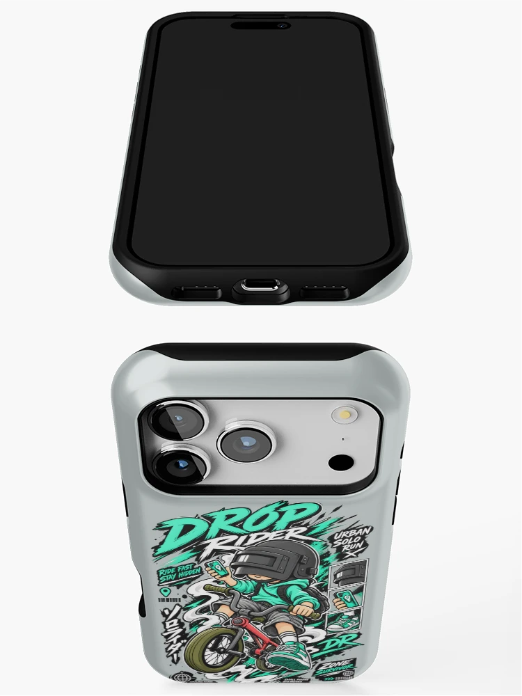 Thumbnail 3 of 4, iPhone Case, Drop Rider designed and sold by MOFAPPAREL.