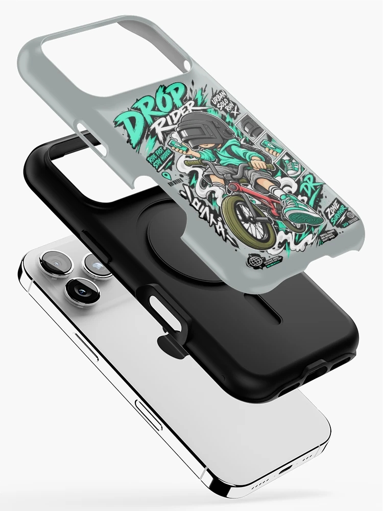Thumbnail 2 of 4, iPhone Case, Drop Rider designed and sold by MOFAPPAREL.