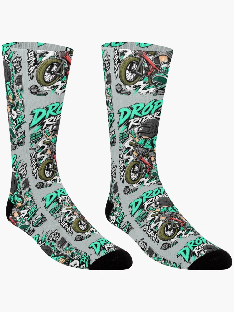 Thumbnail 3 of 5, Socks, Drop Rider designed and sold by MOFAPPAREL.